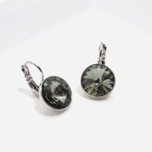 데일리 오스트리아스톤 원터치 귀걸이-카키그레이 1598764