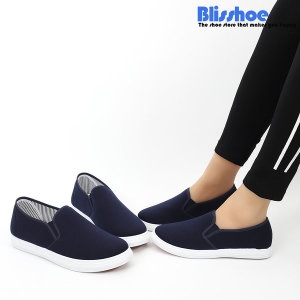 블리슈 스탐 커플 슬립온 2cm 활동화 커플운동화 심플