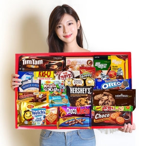 허쉬외  발렌타인데이 초대형 과자 선물세트 (고급형)