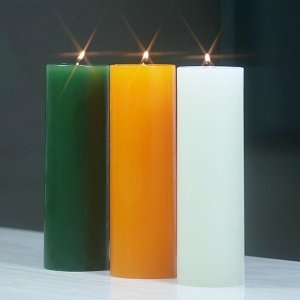 하이아트 양초/원기둥초/캔들/예식장초/교회초/성당초 7.5x23cm