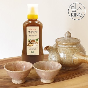 산엔청 힐링힐 지리산 산청에서 만든 맵지않은 생강진액 520g 400ml