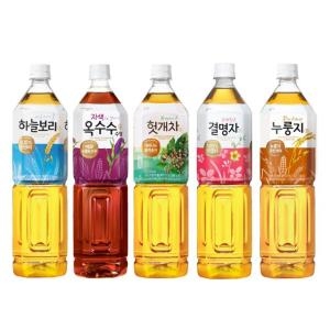 웅진식품 하늘보리,옥수수,헛개차,결명자차 1.5L 8펫 골라담기