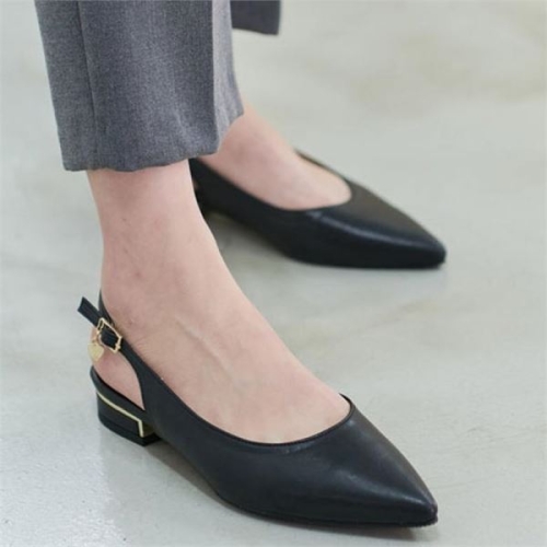 니나스파리 2cm 금장 큐빅 고리 슬링백 0K691   8J3430K691