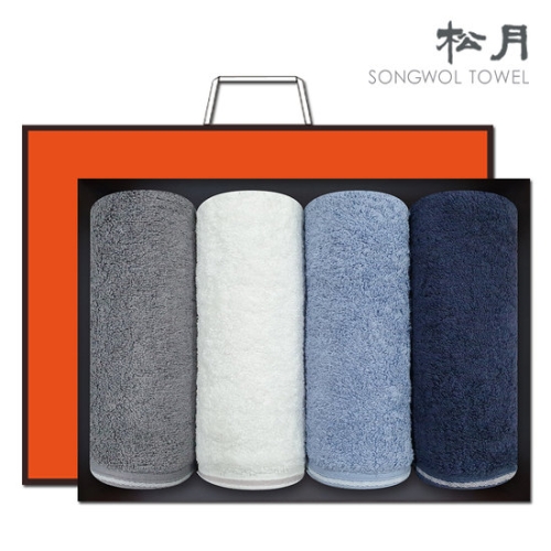 송월타월  솔리드 혼방사 무지40 190g