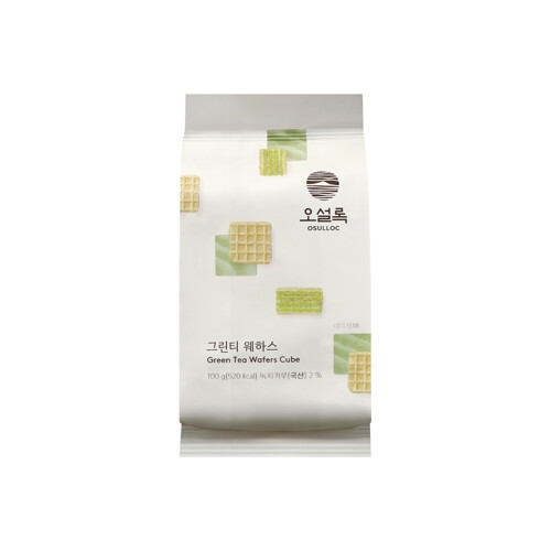 아모레퍼시픽 오설록 그린티 웨하스 100g