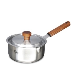 오슬로  실버 이유식 냄비/ 통3중 인덕션 스텐 밀크팬