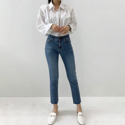 아이우먼 009 데일리스판워싱청바지 DDOA805 _