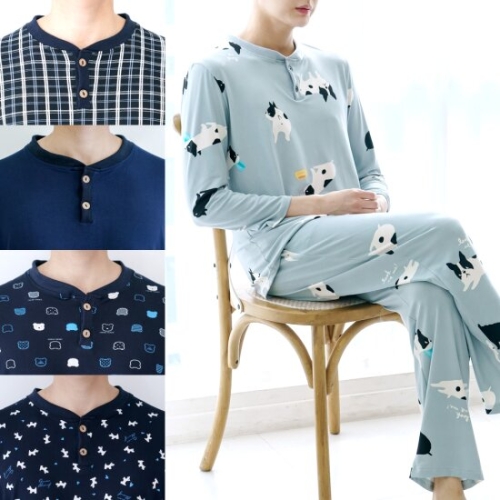 민트코코아 남성 울트라극세사 밍크 수면 파자마 상하세트