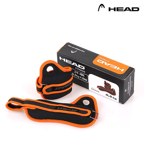 헤드  운동기구 발목 모래주머니 중량밴드 1kg 세트