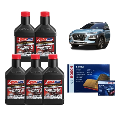 코나 가솔린 차량 암스오일 합성엔진오일 패키지