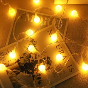 20구 LED 건전지 트리 전구(2M)