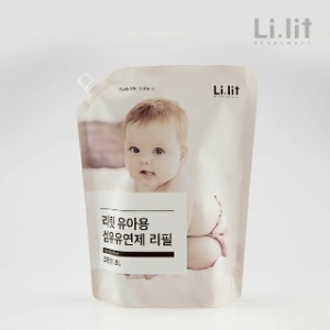  리릿 유아용 섬유유연제 코튼향 1.8L [2개]