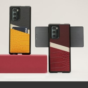 디자인스킨  LG WING  믹스투포켓 케이스