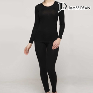 제임스딘 여성 발열 내의 히트엔진 퀀텀 상하의 검정_JHWIU0S1