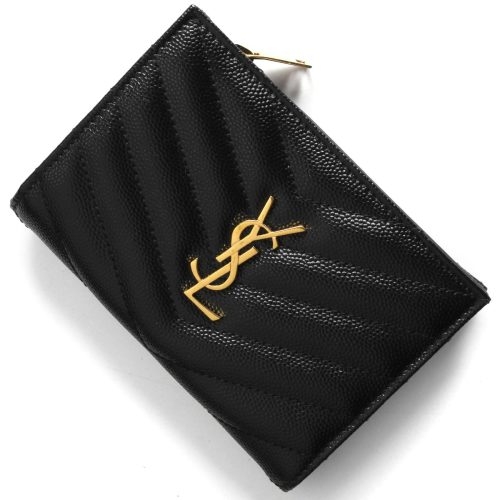 생로랑 모노그램 캐비어 반지갑_575974 BOW01 1000