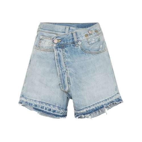 R13 MOTHER Insider Crop Step Fray in LAST STOP SALOON 마더데님 인사이더 크롭 스텝 프레..