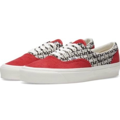 피어오브갓 반스 에라 레드 흰빨 VN0A3MQ5PZQ Vans Fear of God ERA 95 RED CORDUROY