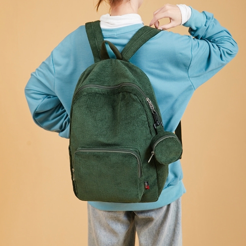 4ALL 5컬러 코듀로이 학생가방 백팩 고등학생 골덴 백팩 TFA829