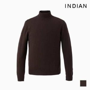 인디안 캐시미어 혼방 솔리드 하프터틀 니트_MIEBHWW9111