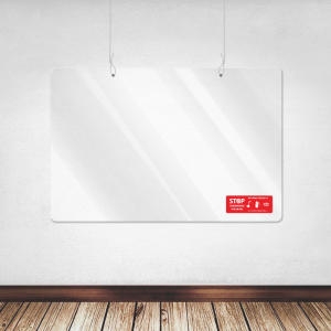 해울라이프 천장형 투명 가림막