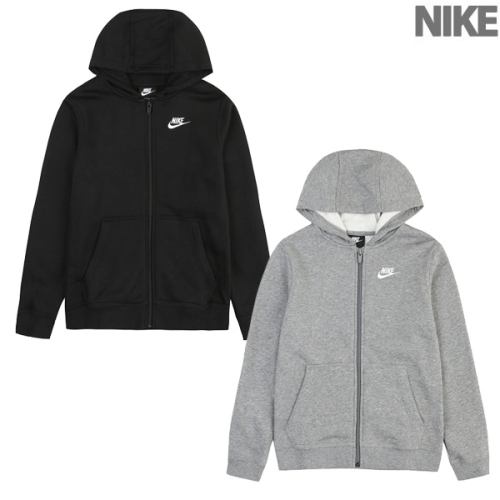 나이키  주니어 NSW 클럽 기모 플리스 후드 풀집업 자켓 BV3699_010