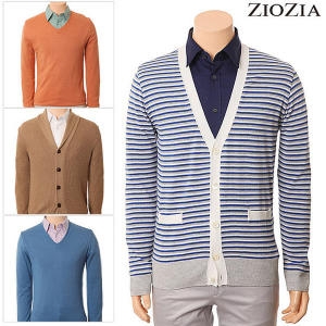 지오지아 남성 면혼방 솔리드 캐주얼 베스트_AAS1VI