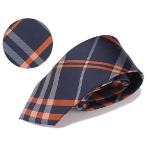 모던브릭 LTIE-150 네이비 오랜지 넥타이 넥타이 남자와이셔츠