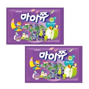 크라운제과  마이쮸 포도 사과 720g