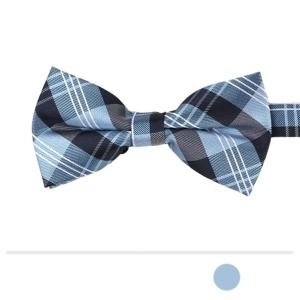 모던브릭 BTIE-024 3단 체크 보타이 파티용넥타이 3단체크보타