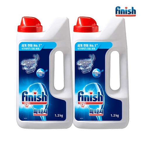 피니시 파우더 식기세척기 전용세제 1.2kg x2개