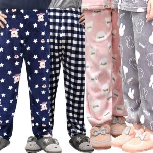 쓰리몰 남성 극세사 밍크 수면 9부 하의