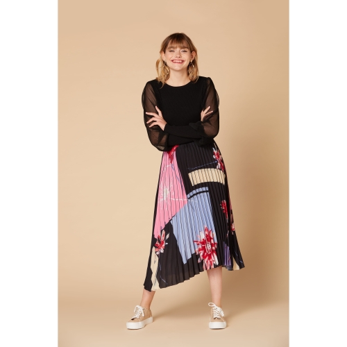 데리 패턴 가디건 DWAS3CG001-400