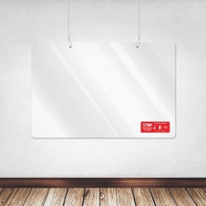 해울라이프 천장형 투명 가림막