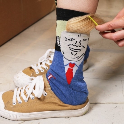 핵 인싸템 트럼프 양말 갓샵 캐릭터 특이한 웃긴 독특한양말 쓸데없는 선물