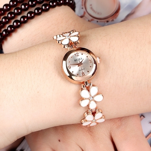 (주)Tree 로맨틱 화이트 여성 손목시계