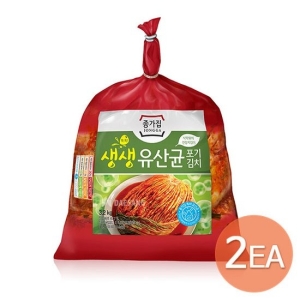 대상 종가 생생 유산균 포기김치 3.2kg [2개] 상품이미지