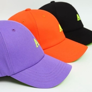 퍼플 네온 볼캡 야구모자 패션모자 봄 여름 모자 5색
