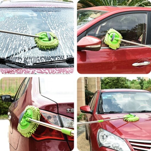 에코벨  3단 길이조절 세차밀대/대걸레 청소 타올 세차호스