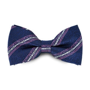 핑크 모자이크 사선 보타이 나비넥타이 NV100