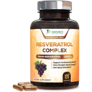 네이처뉴트리션 레스베라트롤 컴플렉스 1800mg 120캡슐