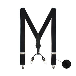 레디핏 솔리드 블랙 클립 서스펜더_SD07