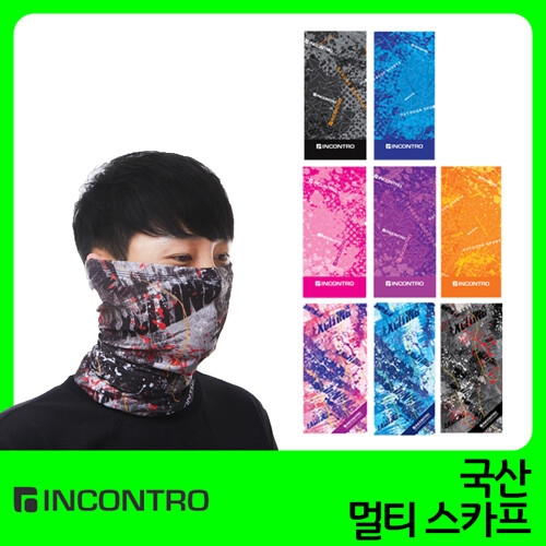 인콘트로 입체형 쿨멀티 스카프 버프