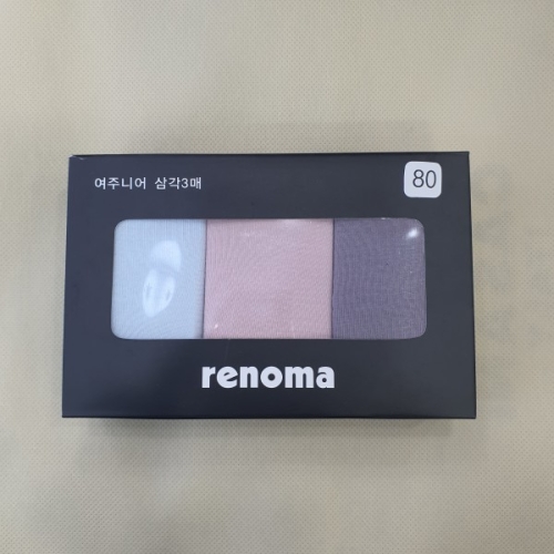 레노마 이너웨어 여쥬니어솔리드텐셀삼각3매A830J94333