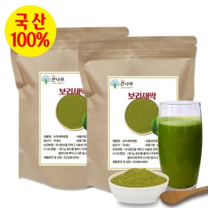 큰나무 20배농축 새싹보리추출분말 가루 500gx2봉