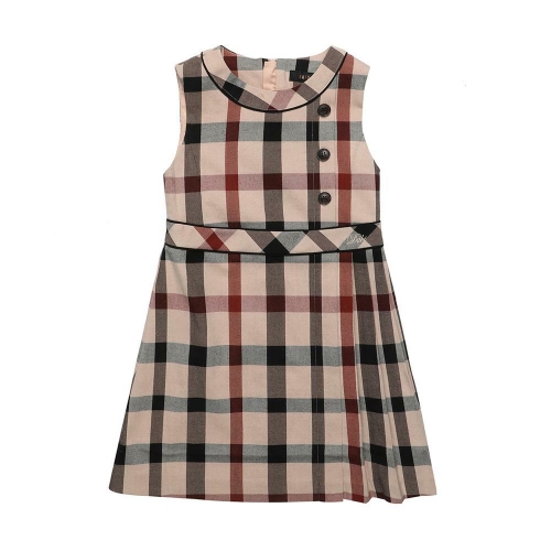 닥스키즈 하우스체크 레이어드 원피스 (DQW11NA73M_BG)