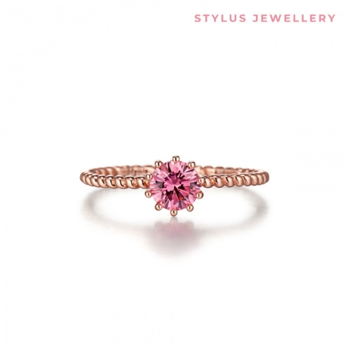 스타일러스  14K 베리핑크3 반지_251300041