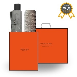 송월타월 우산 타올 O.G 선물세트16  CM3더블스트라이프HC톤