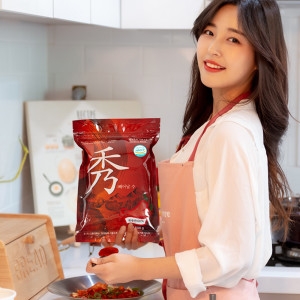 정성듬뿍 시골고추 보통매운 중간굵기 500g