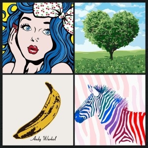 아트홀릭  3+1 DIY 명화그리기 감성 25x25