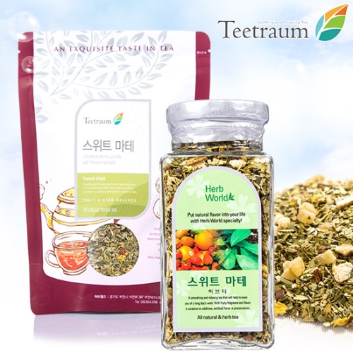 허브월드  티트라움 스위트 마테 큰병 + 리필